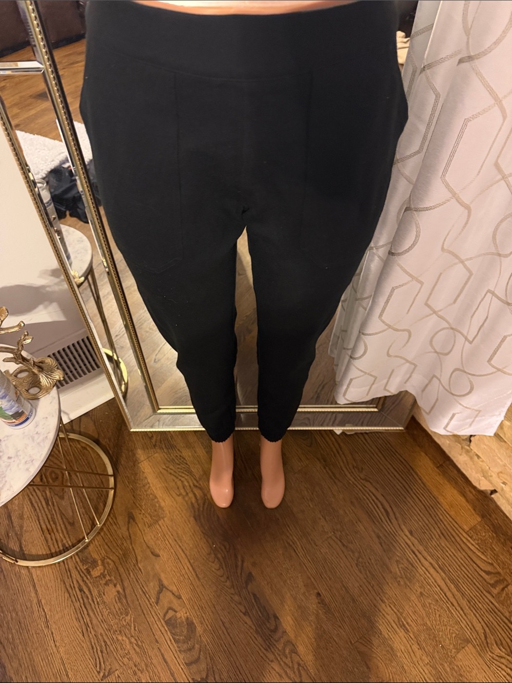 SPANX Black Ponte Skinny Ankle Pants